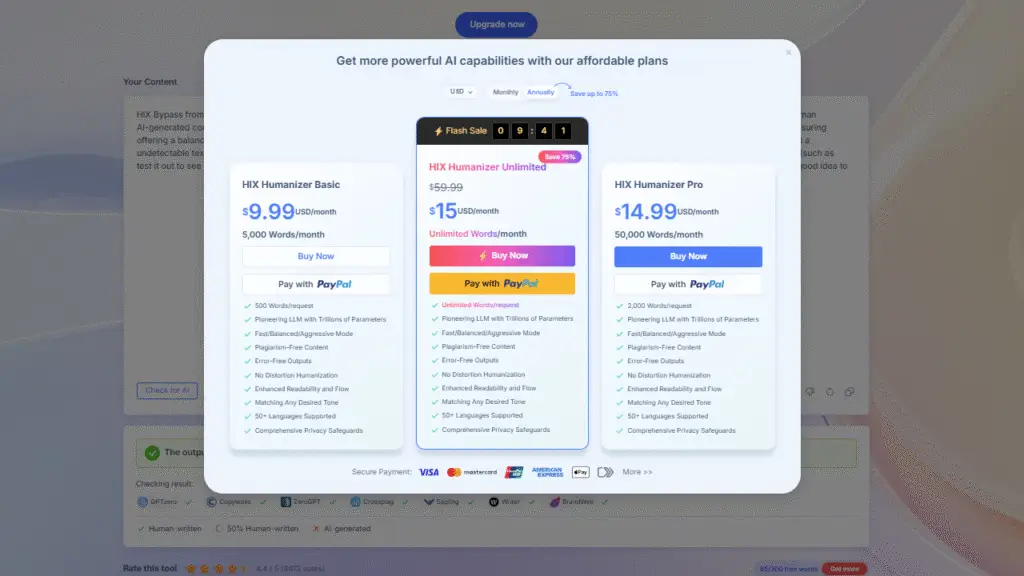 Affordable plans with HIX Bypass