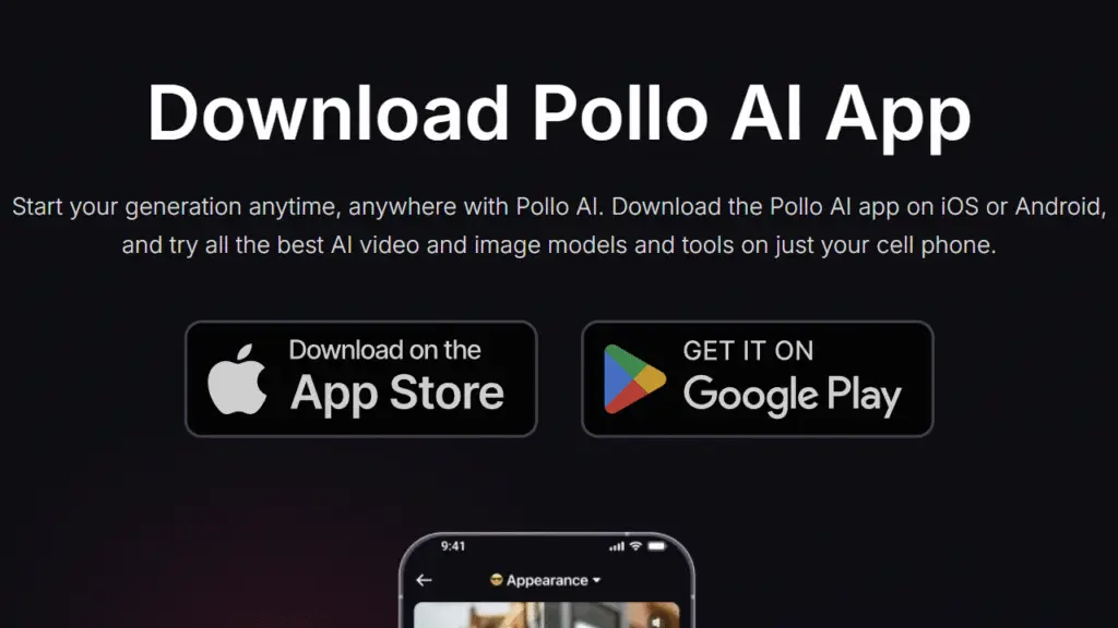 Pollo AI app