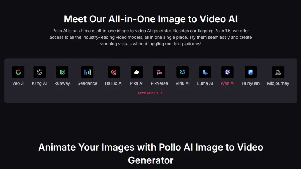 Pollo AI is an ultimate, all-in-one image to video AI generator